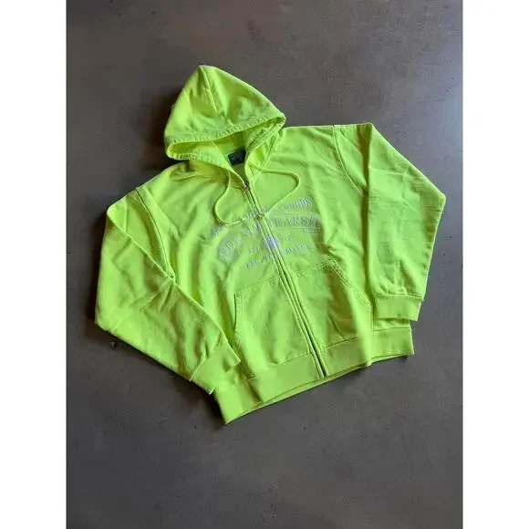 Denim Tears ADG Zip Hoodie Lime Green Sz L